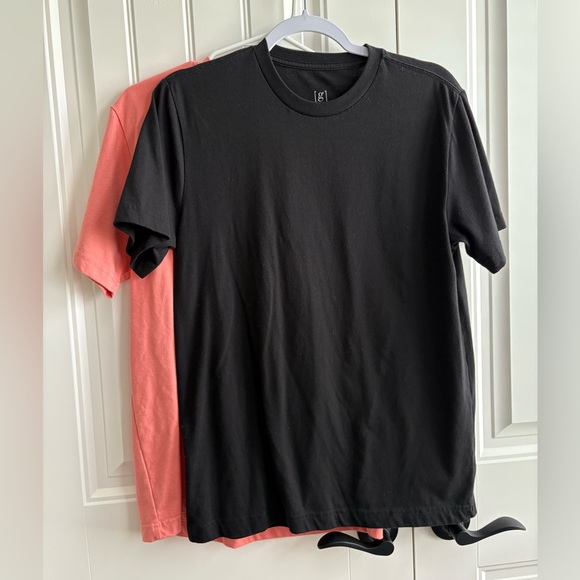 George Other - 🦋 George Black and Pink/Salmon Short Sleeve Tees Set of 2